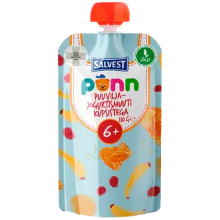 Põnn puuvil.-jogurtismuuti küpsistega 110 g, öko, alates 6-elukuust