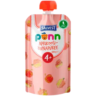 Põnn aprikoosi-õunapüree 100 g, öko, alates 4-elukuust