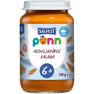Aedviljapüree kalaga Põnn 6+ 190g