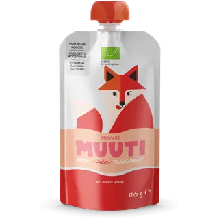 Õuna-mango-mustasõstrapüree Muuti 110g