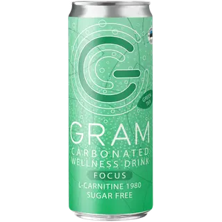 GRAM® funktsionaalne jook roheline tee, karboniseeritud 330 ml