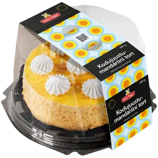 Eesti Pagar Kodujuustu-Mandariini Tort 600 g