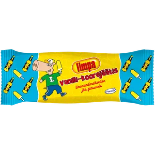 Premia Limpa Vanilli-Koorejäätis limonaadimaitselise jääga 60g/74 ml