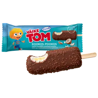 Koorejäätis Kookos-pookos Väike Tom 60g/70ml