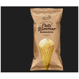 Koorejäätis ERITI RAMMUS karamelli, 100g