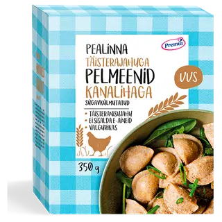 Pealinna Täisterajahuga Pelmeenid Kanalihaga 350 g