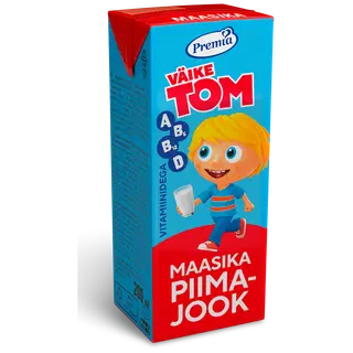 Piimajook maasika Väike Tom 200ml