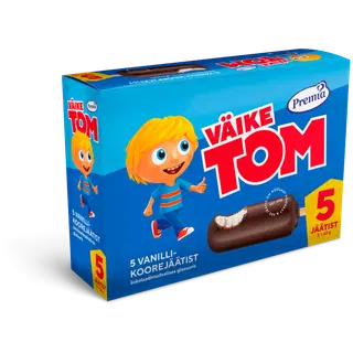 Jäätis vanilli Väike Tom 60g/90ml