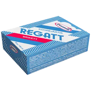 Regatt vanilli koorejäätis kahe vahvli vahel, 180 ml