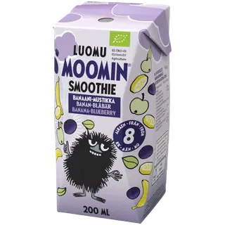 Moomin Muumi mahe banaani-mustika smuuti 200ml