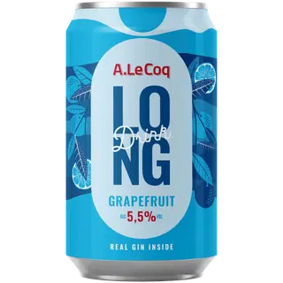 A. Le Coq Long Drink Grapefruit 5,5%vol muu alkohoolne jook 330ml