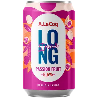 A.Le Coq Long Passionfruit 5.5% vol 0.33L muu alkohoolne jook