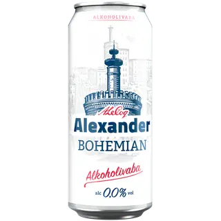 Alexander Bohemian 0.5L alkoholivaba hele õlu
