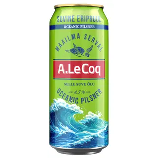 Õlu A. Le Coq Oceanic Pilsner 4,5% 0,5l
