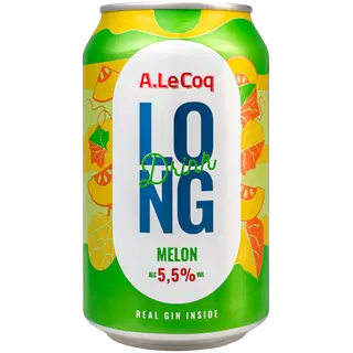 A. Le Coq Long Drink Melon muu alkohoolne jook 5,5%vol 330 ml