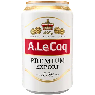 A. Le Coq Premium Export õlu 5,2%vol 330 ml