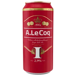 Hele õlu A.LE COQ i 2.9% 500ml