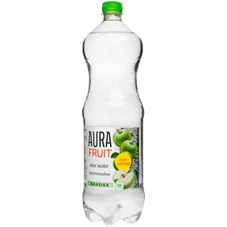 Aura Fruit kasemahlaga õunamaitseline 1.5L gaseeritud vesi