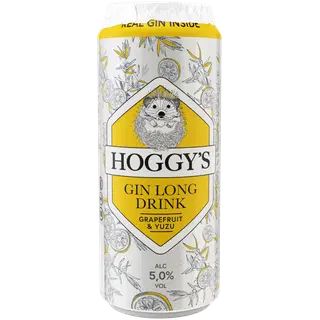 Hoggys Gin Long Drink Grapefruit&Yuzu muu alkohoolne jook 5%vol 500ml