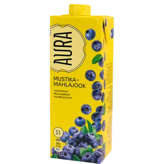 Mustikajook Aura 1l