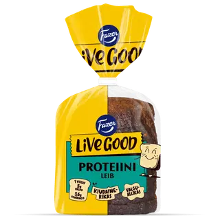 Fazer Live Good Proteiinileib 300 g