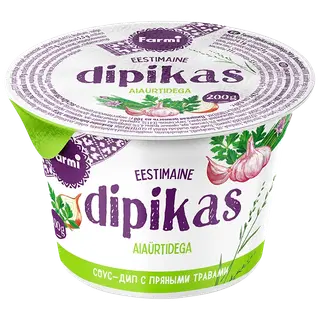 Dipikaste aiaürtidega Farmi 19,4% 200g