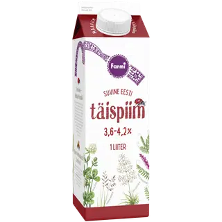 Täispiim 3,6%-4,2% Farmi 1l