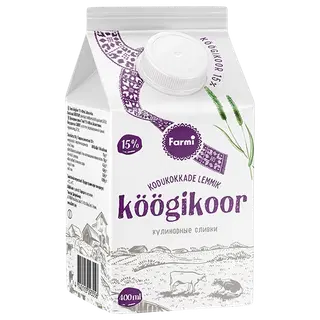 Köögikoor Farmi 15% 400ml