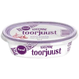 Toorjuust küüslauguga Farmi 150g