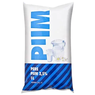 Pere piim 2,5% 1L kile