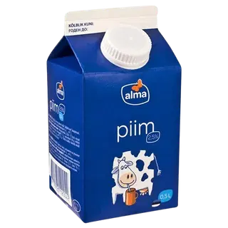 Piim ALMA 2,5%, 0,5L