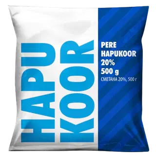 Pere hapukoor 20% 500g kile