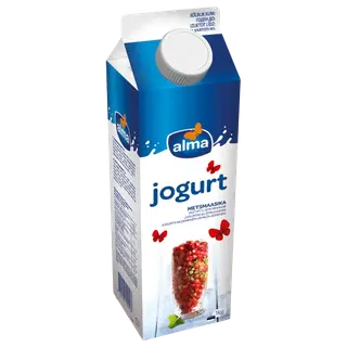 Jogurt metsmaasikaga Alma 1kg