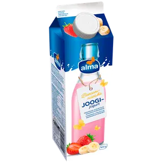 Joogijogurt ALMA banaani-maasika 900g