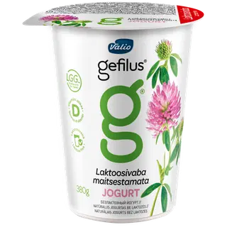 Jogurt maitsestamata Gefilus 380g