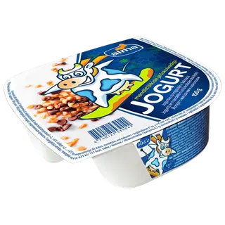 Jogurt mandlitükkide ja šokolaadiga Alma 150g