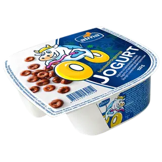 Jogurt šokolaadirõngastega Alma 150g