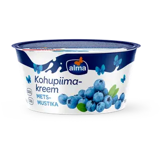 Kohupiimakreem ALMA metsmustika, 150g