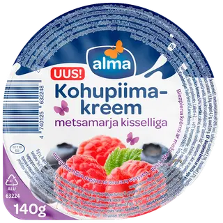 Kohupiimakr. metsamarjakissell Alma 140g