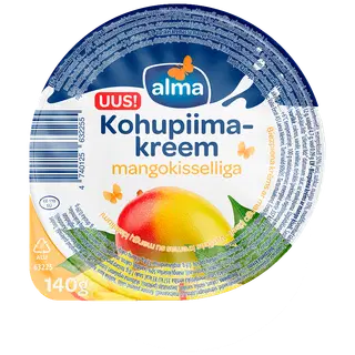 Kohupiimakreem mangokisselliga Alma 140g