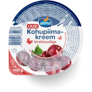 Kohupiimakreem ALMA kirsikisselliga,140g