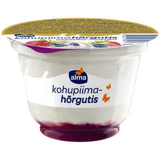 Alma kohupiimahõrgutis maasika-mustika, 150 g