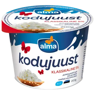 Kodujuust Alma 5% 200g