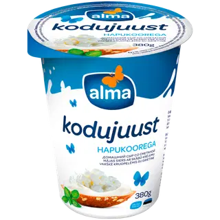 Kodujuust ALMA hapukoorega, 380g