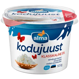 Kodujuust Alma 5% 500g