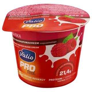 Proteiinikohupiimakreem vaarika, VALIO PROFEEL, 200 g