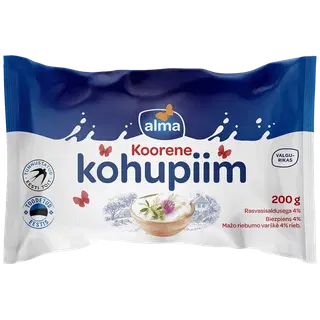 Kohupiim ALMA 4%, 200g