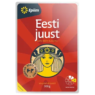 Epiim Eesti juust viilutatud, 300g