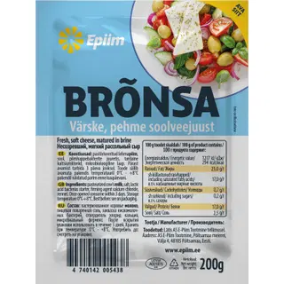 Brõnsa juust Epiim 200g