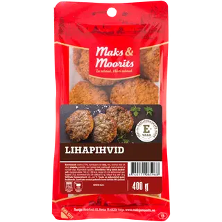 Lihapihvid Maks&Moorits 400g